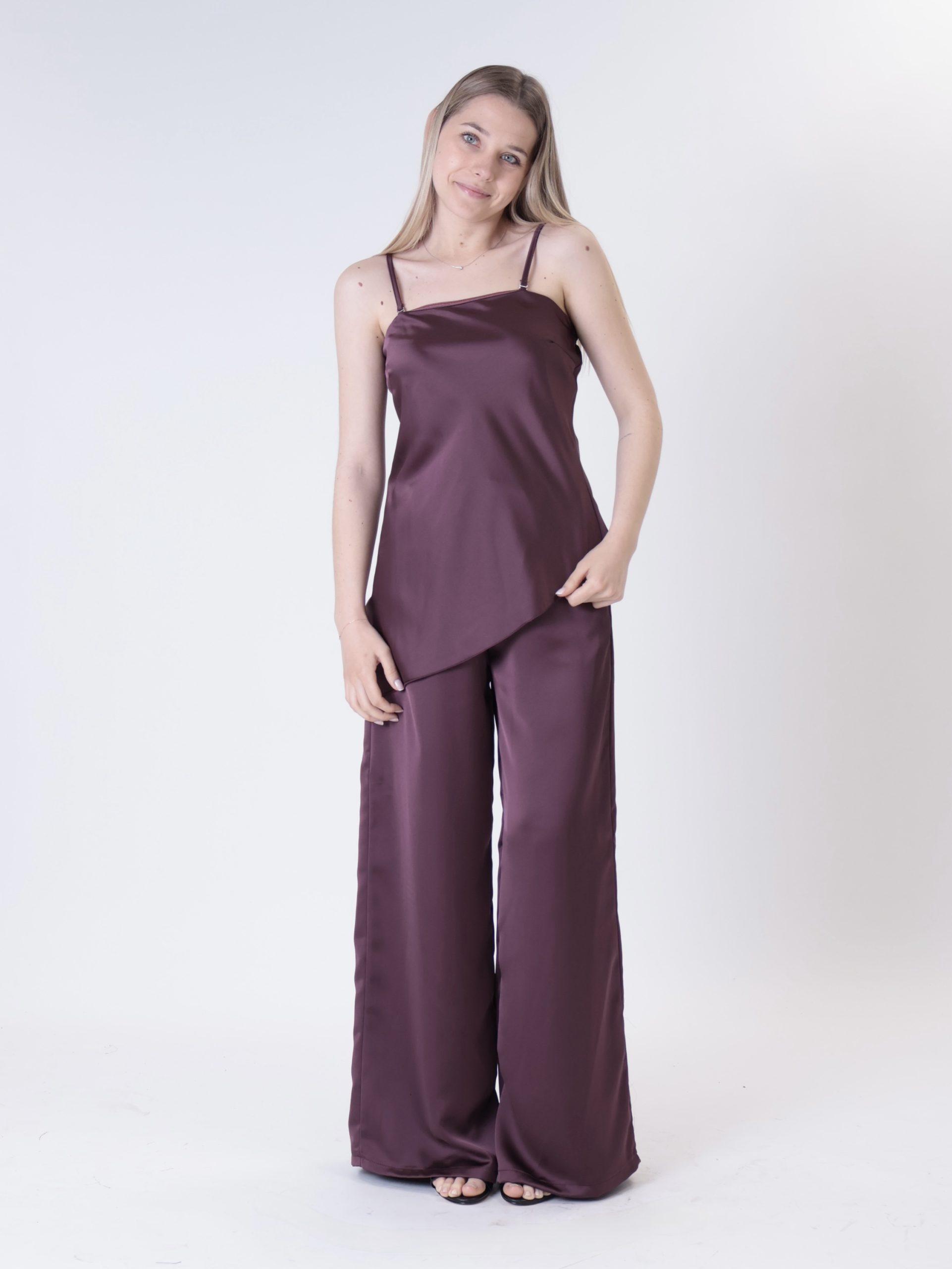 Top satin vino