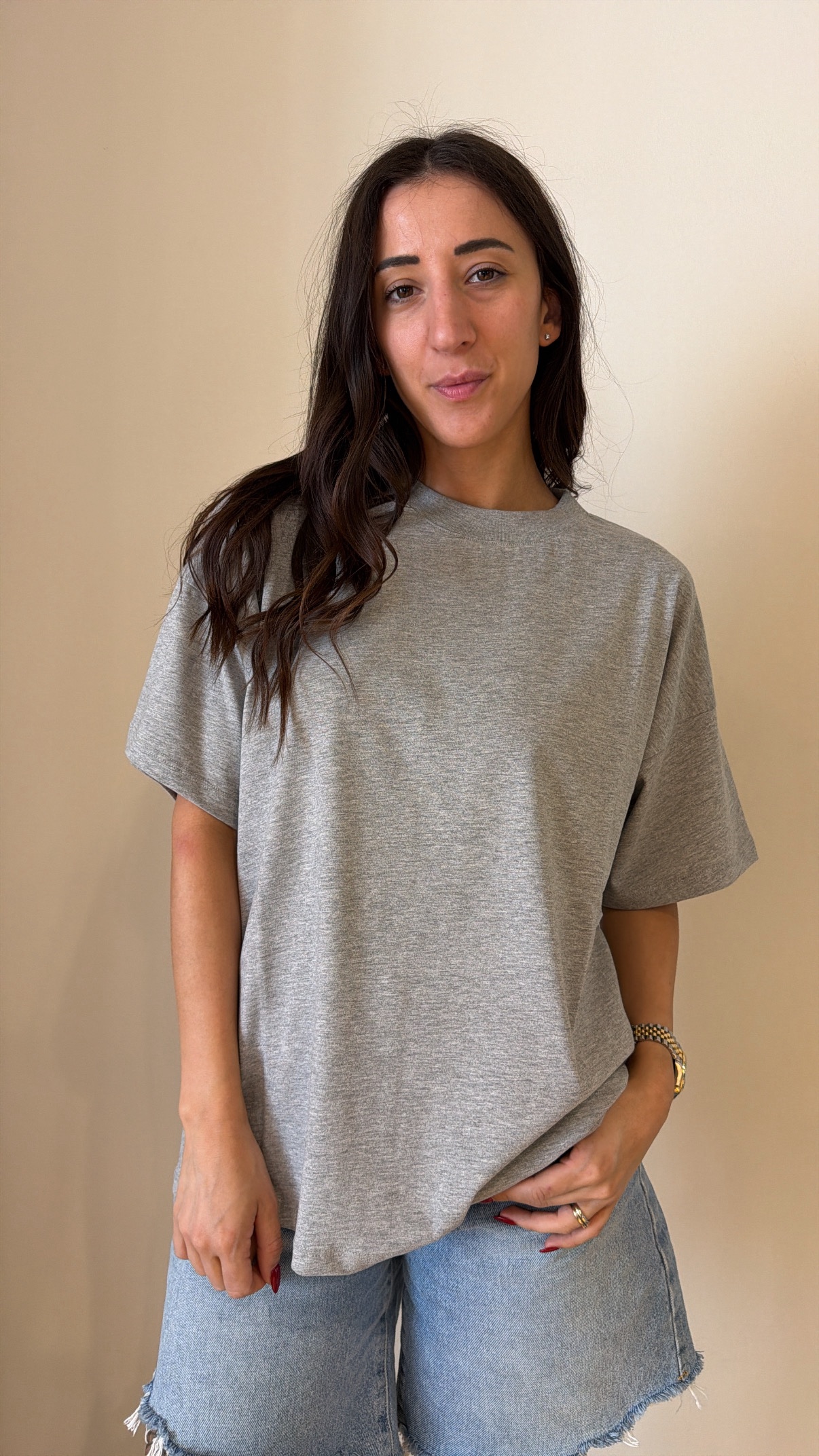 T-shirt basica over (colori all'interno) PREORDINE 22/06 NERO E BIANCO