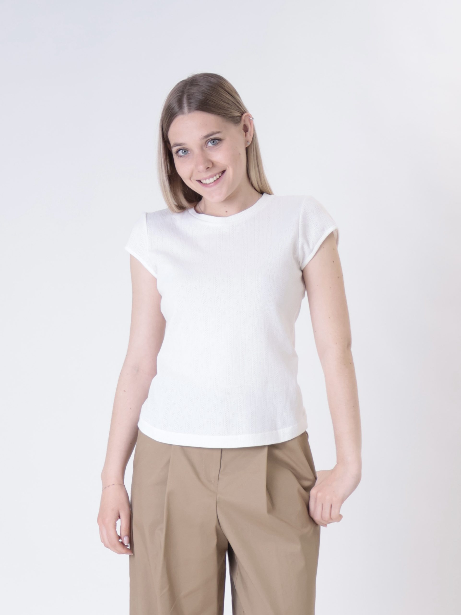 T-shirt  Paola bianca