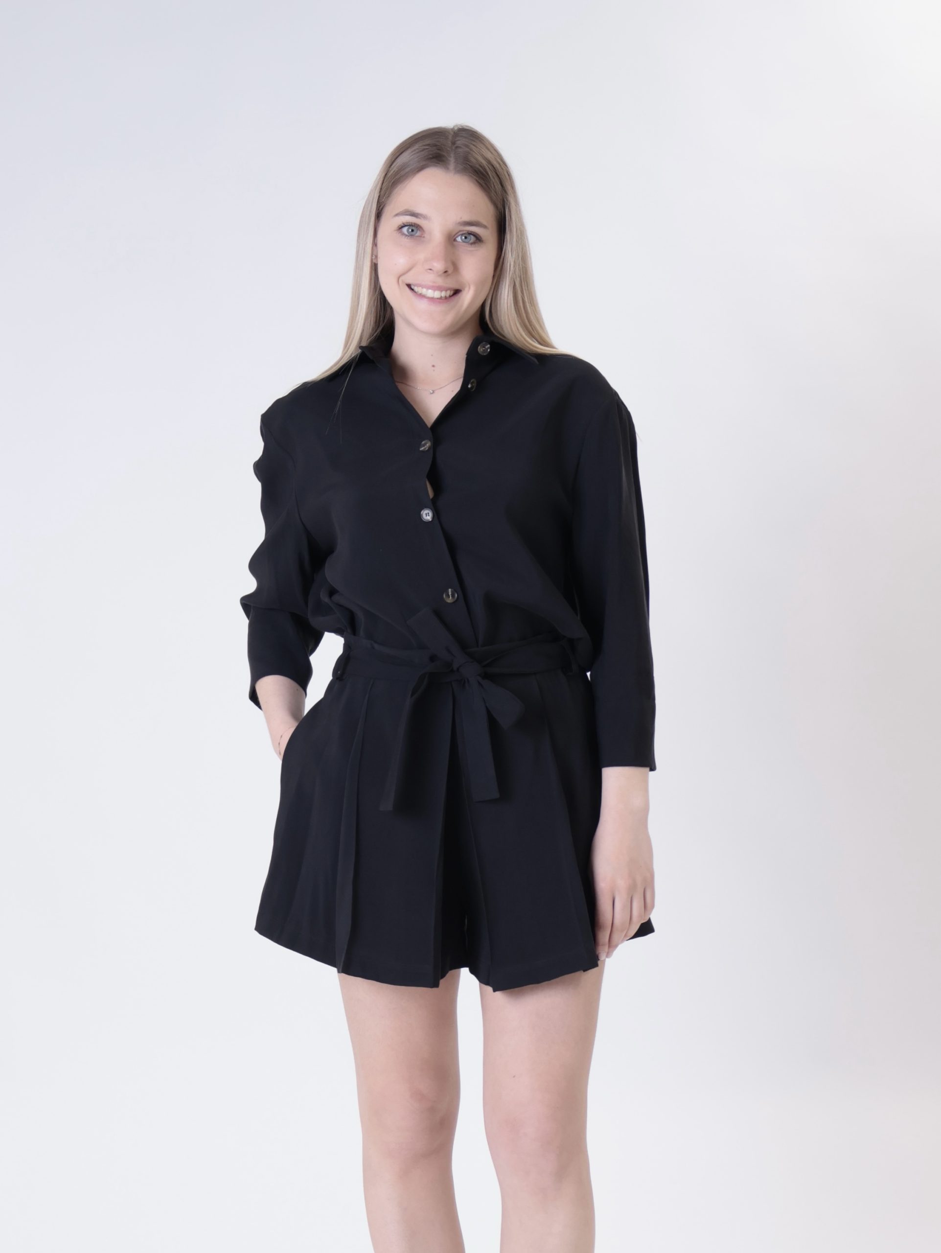 Bermuda cupro nero