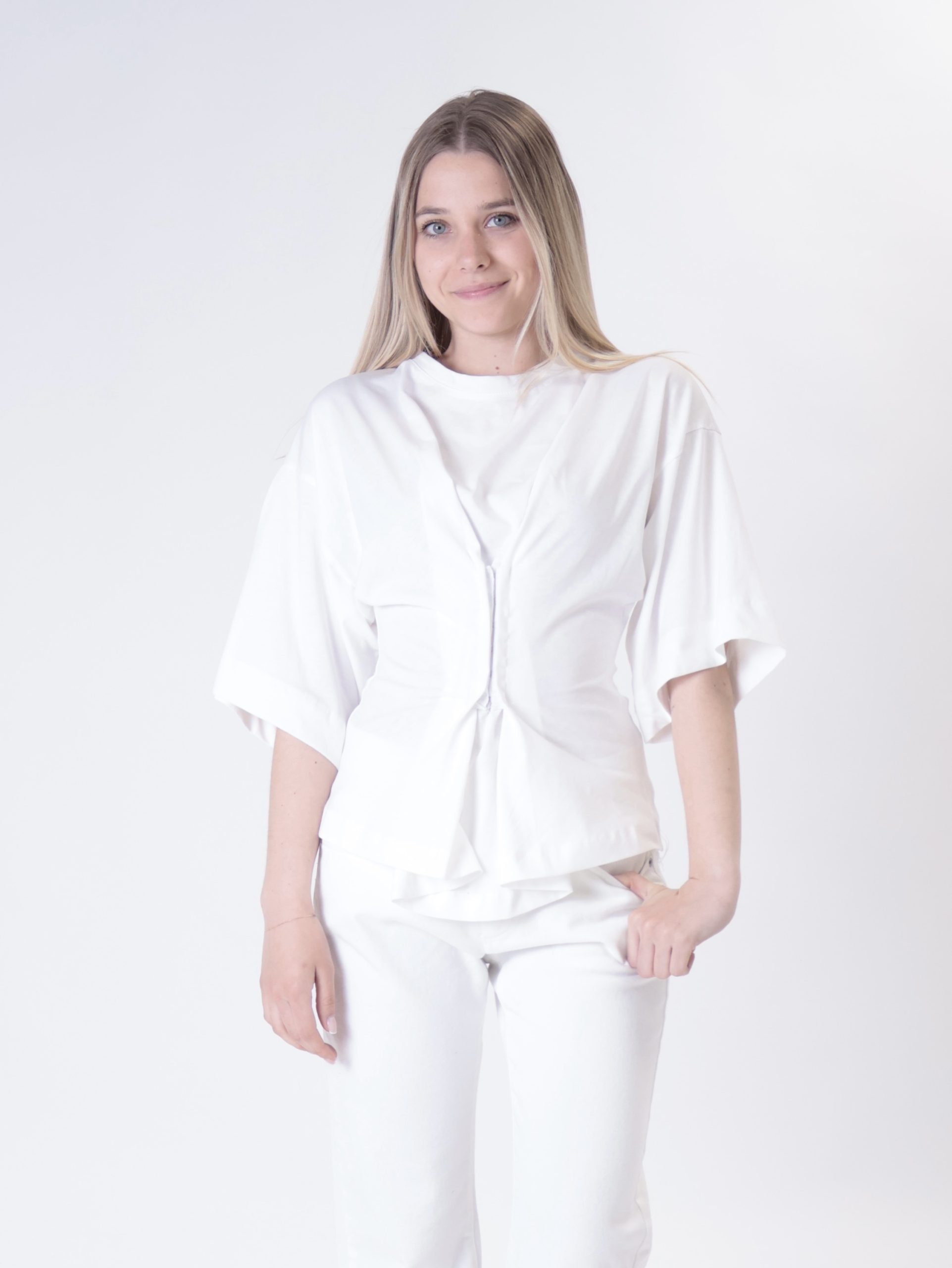 T-shirt ganci bianco