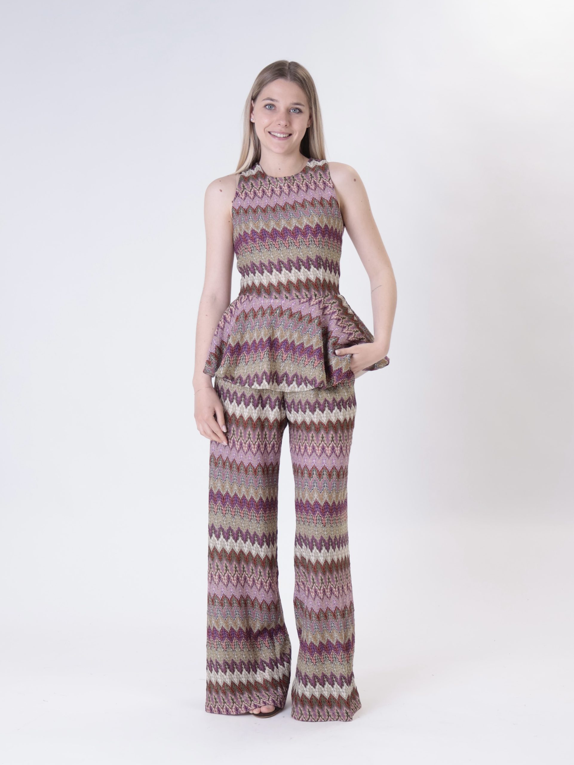 Pantalone misso viola