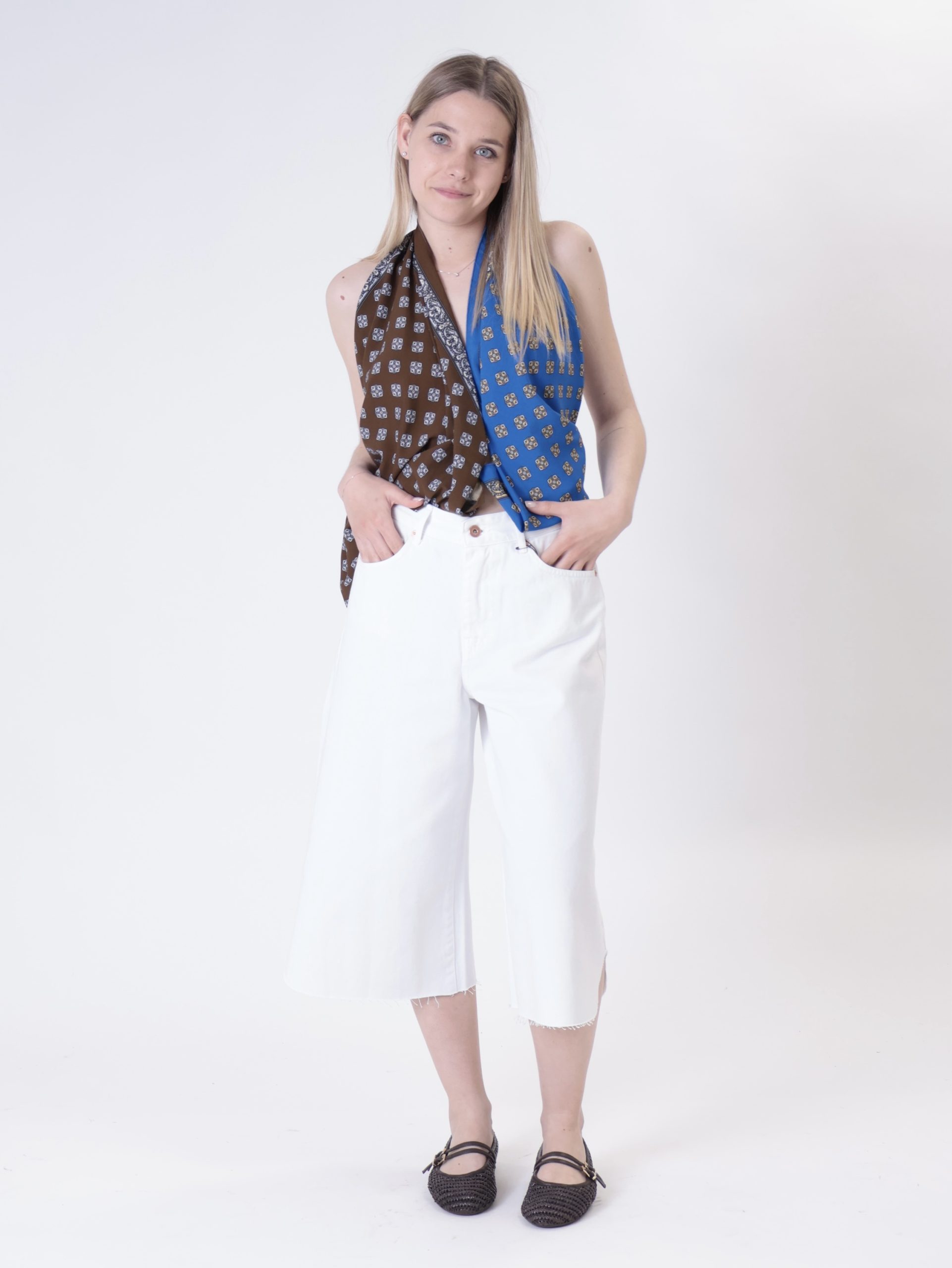 Bermuda denim bianco PREORDINE 21/05