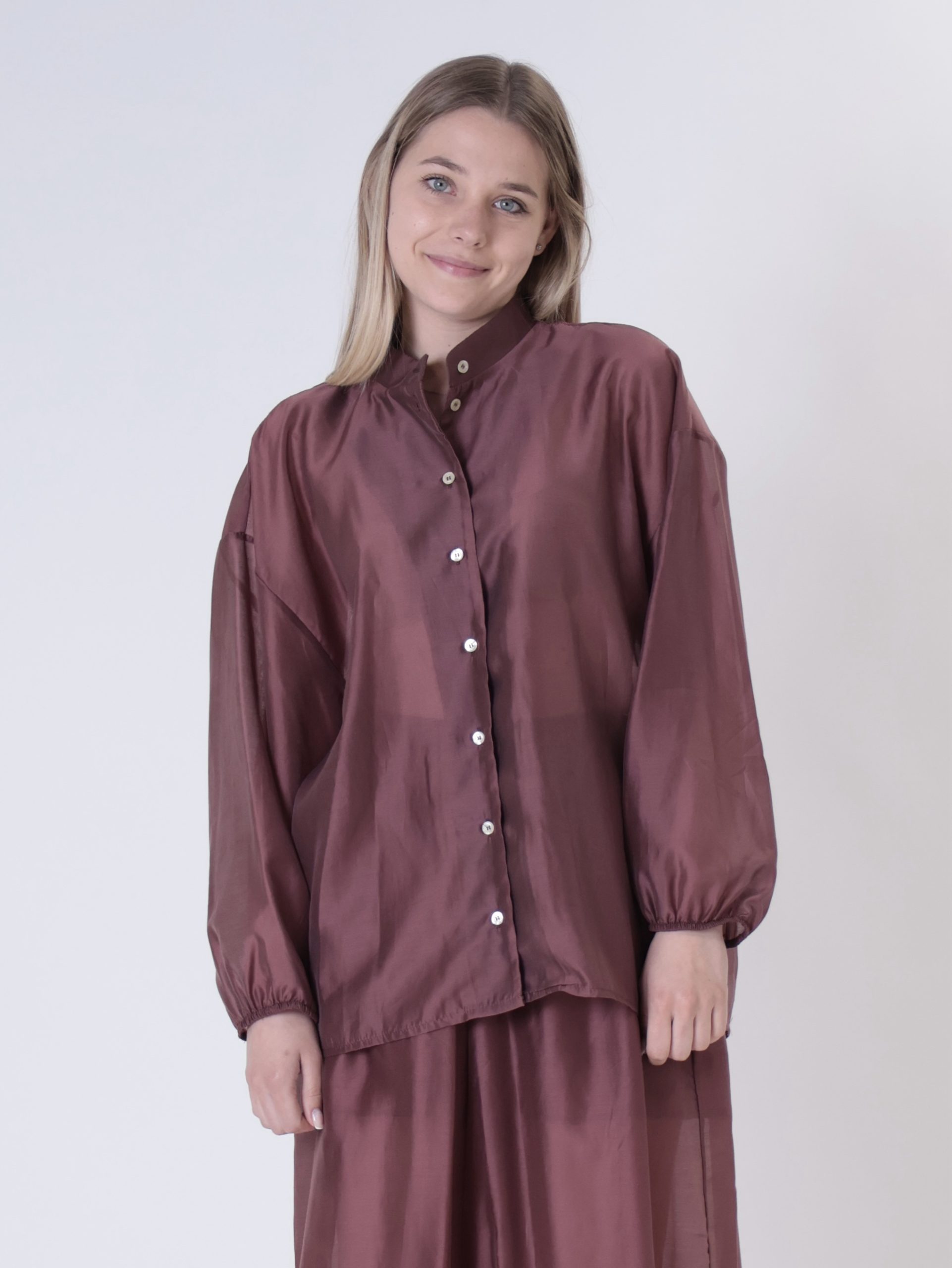 Camicia manica elastico firenze vino