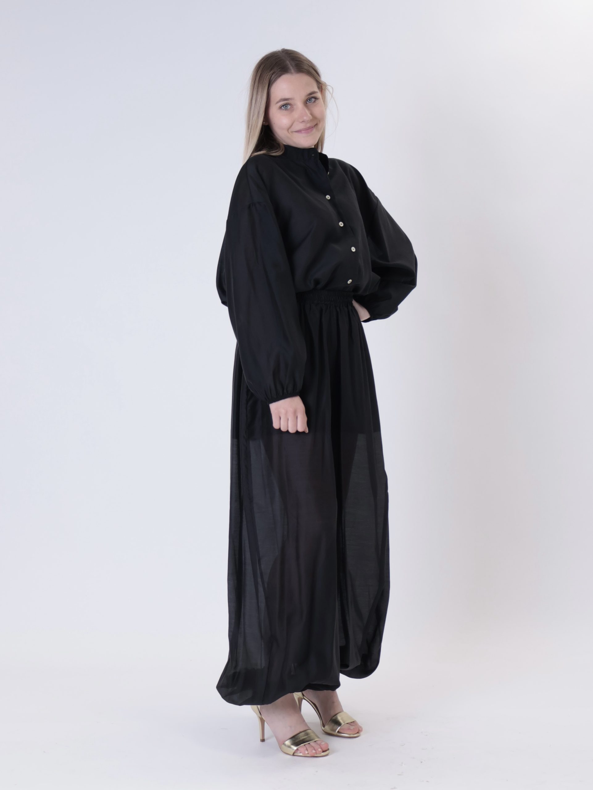 Pantalone jogger firenze nero