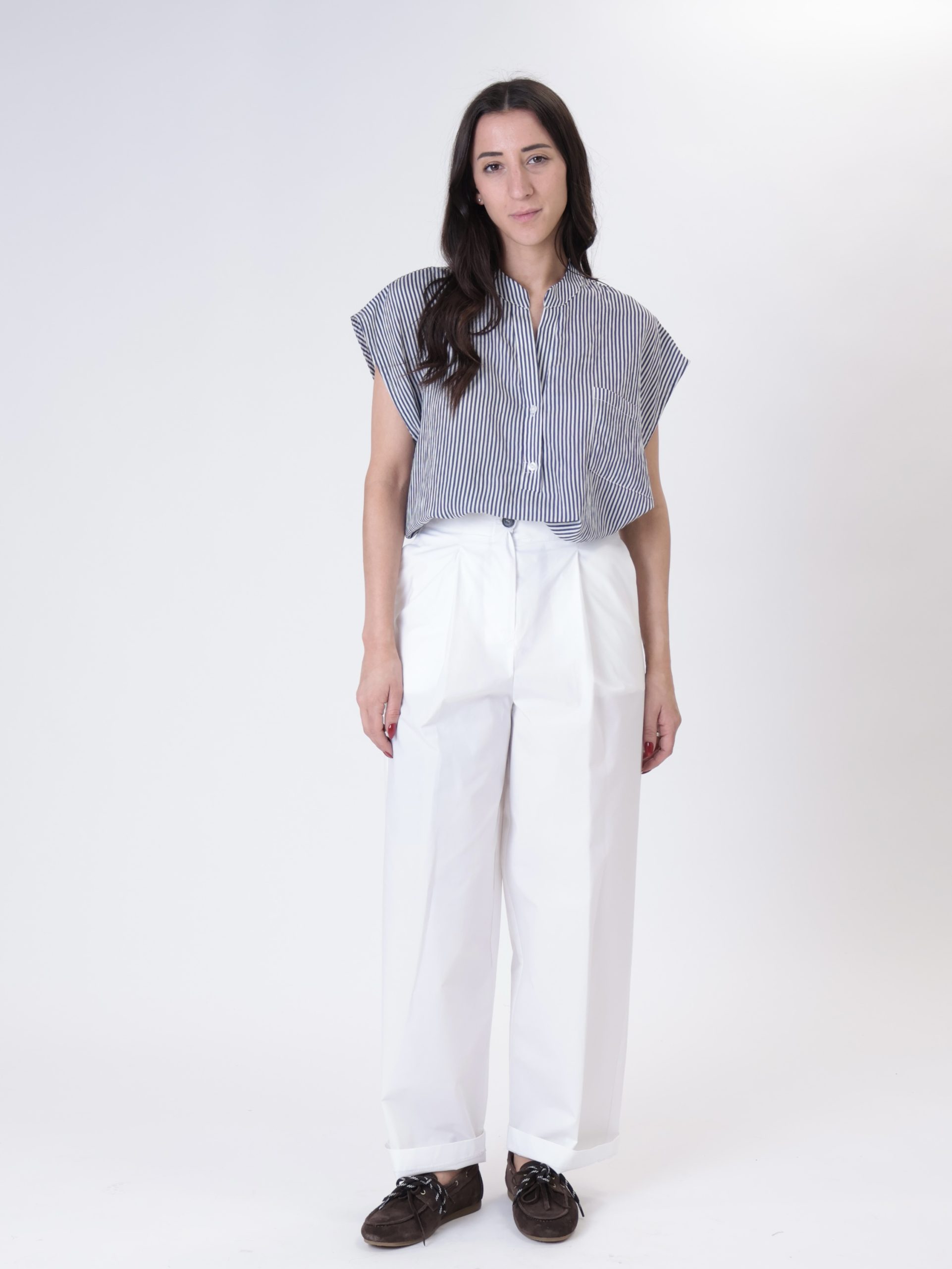 Pantalone lady leggero bianco