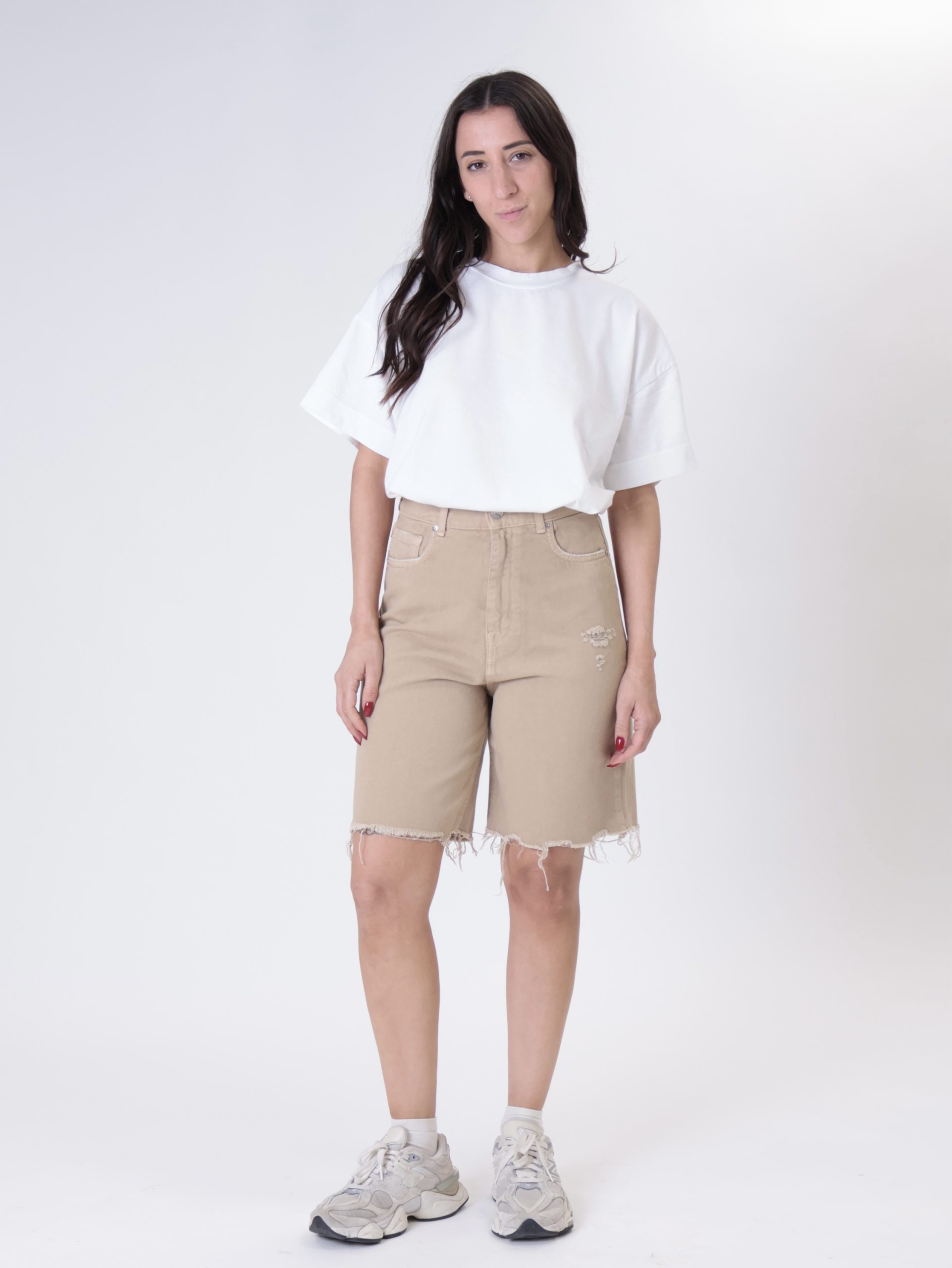 Bermuda denim beige
