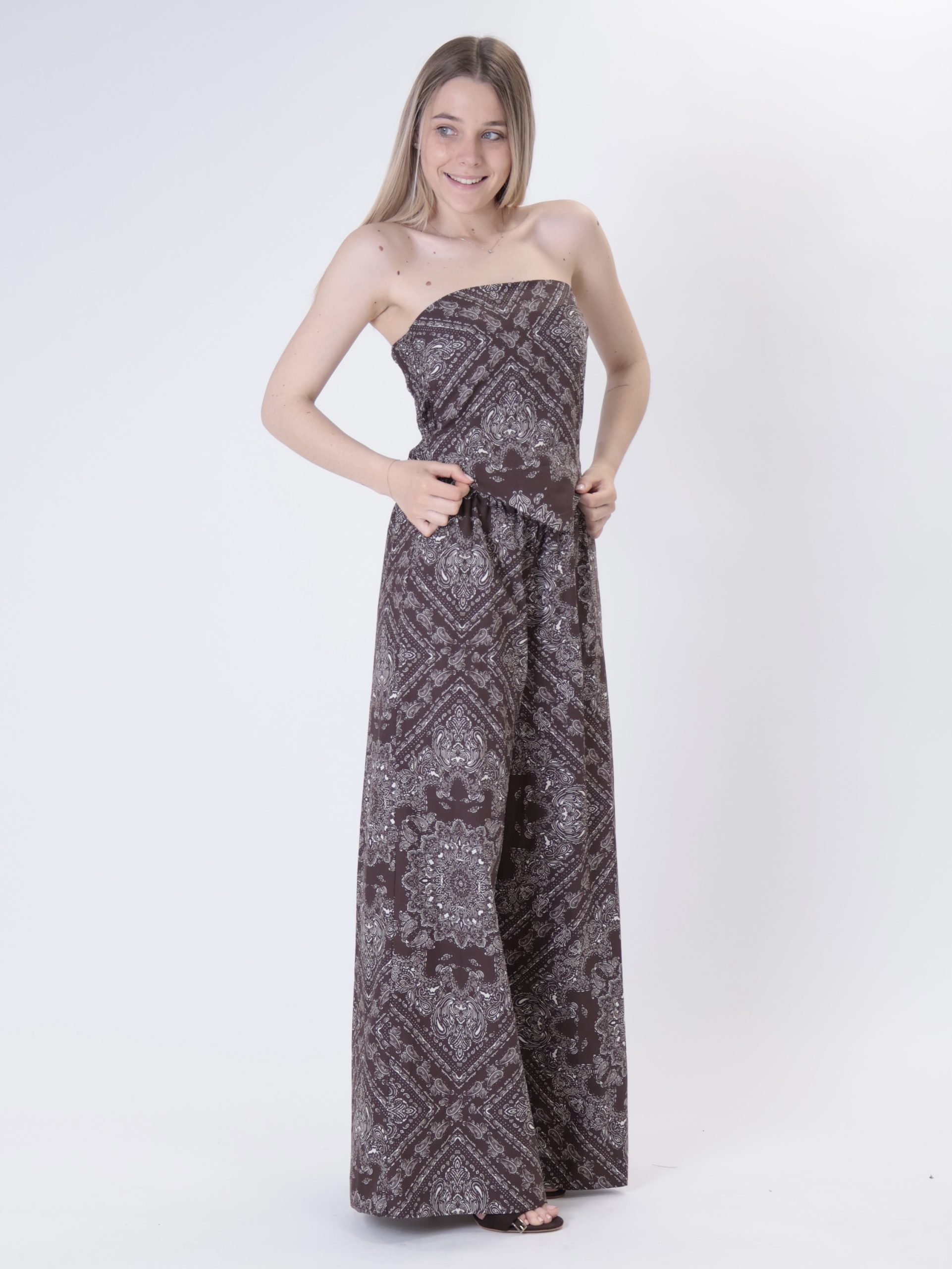 Top fazzoletto bandana moro