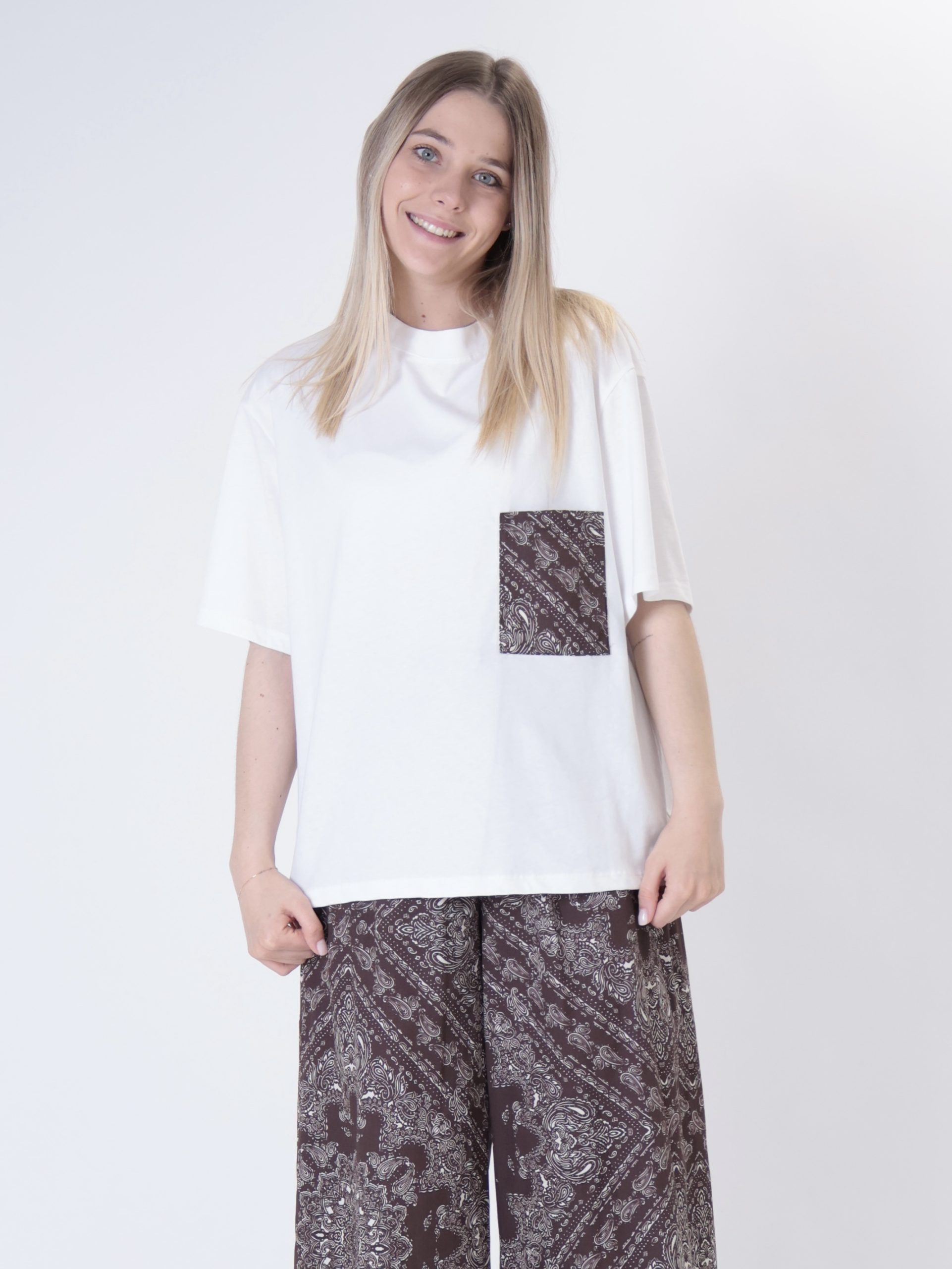 T-shirt tasca bandana moro