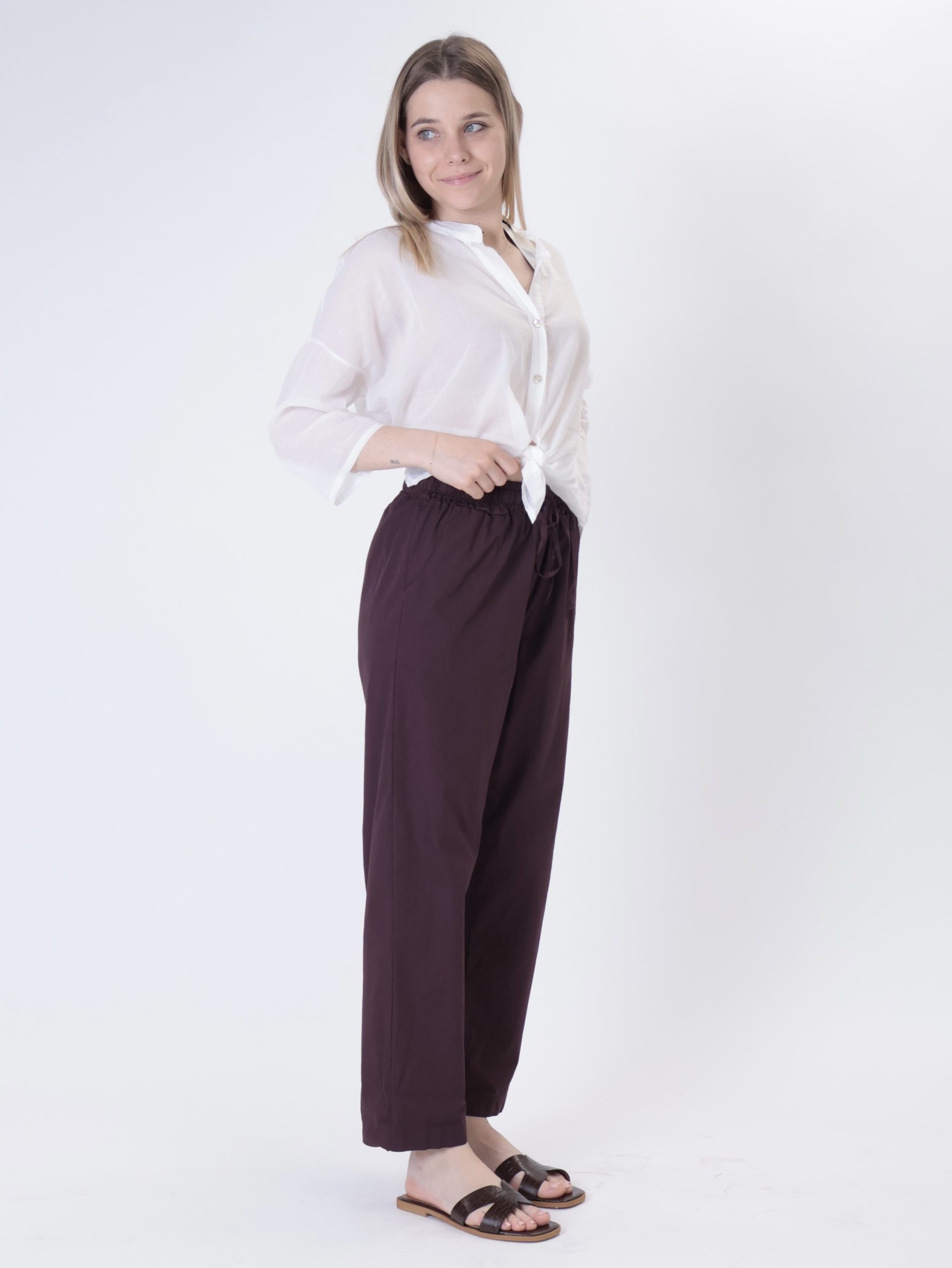 Pantalone cotone fico