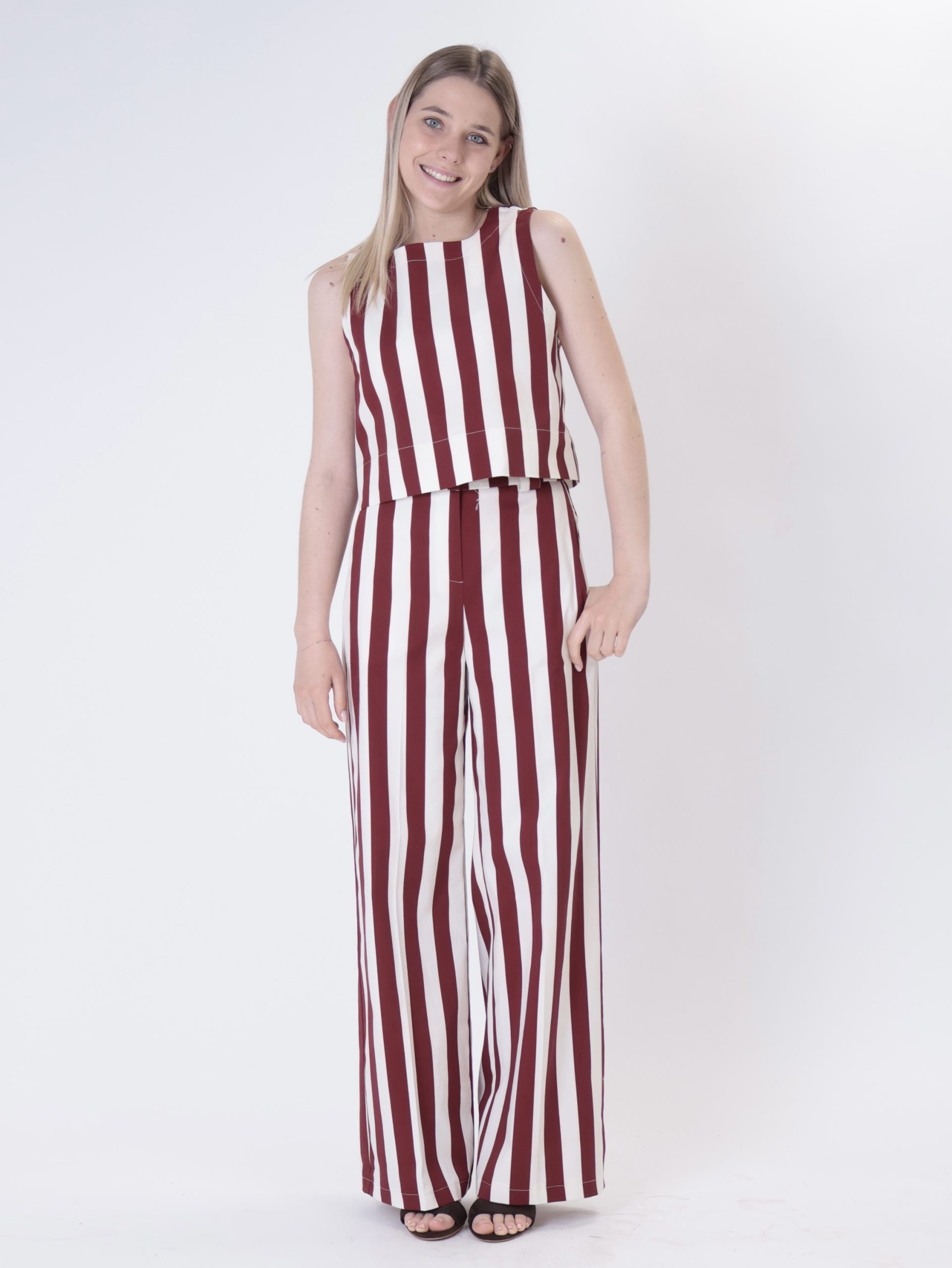 Top greta riga bordeaux