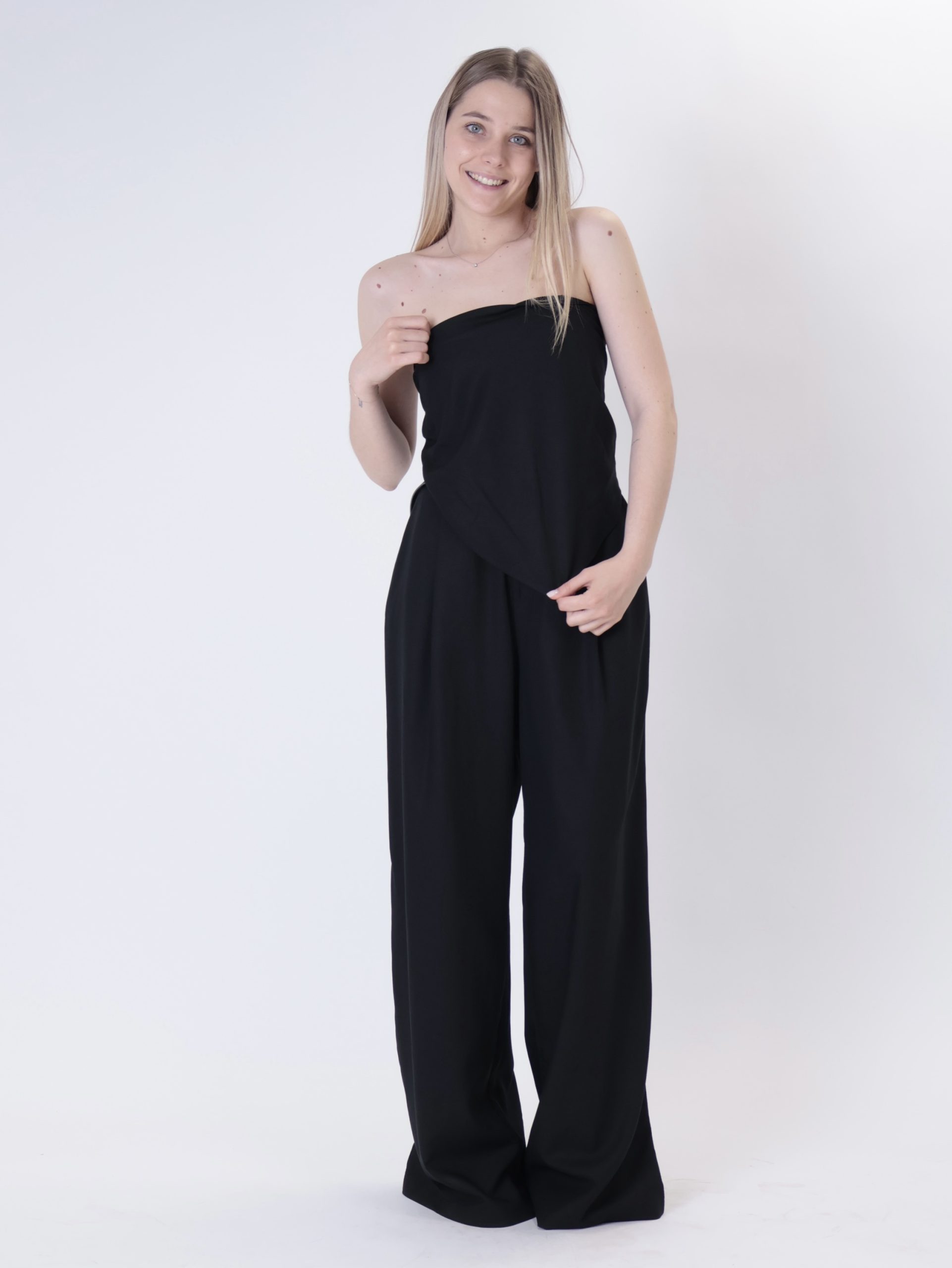 Top Mery fazzoletto nero