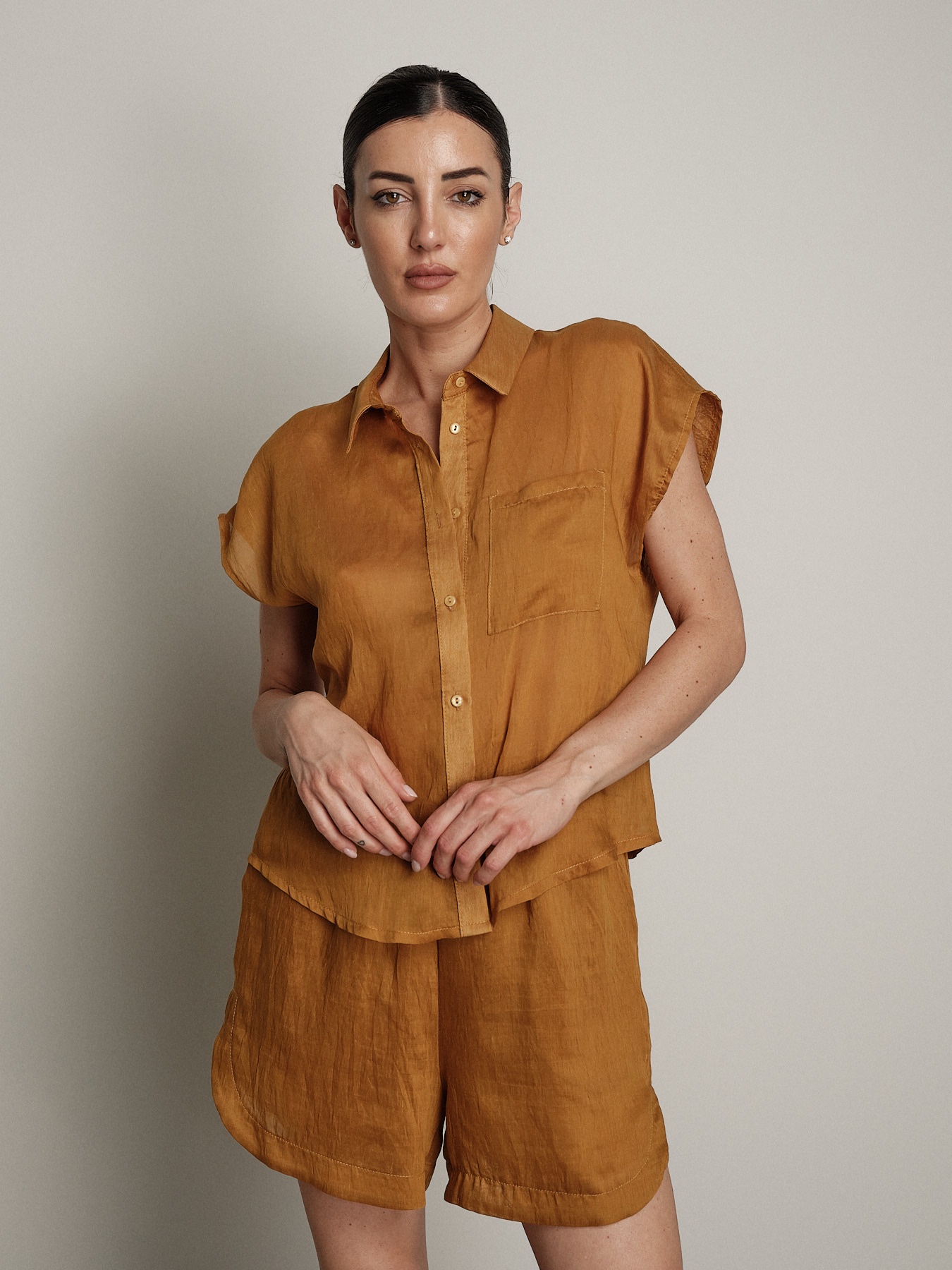Camicia Mora ocra