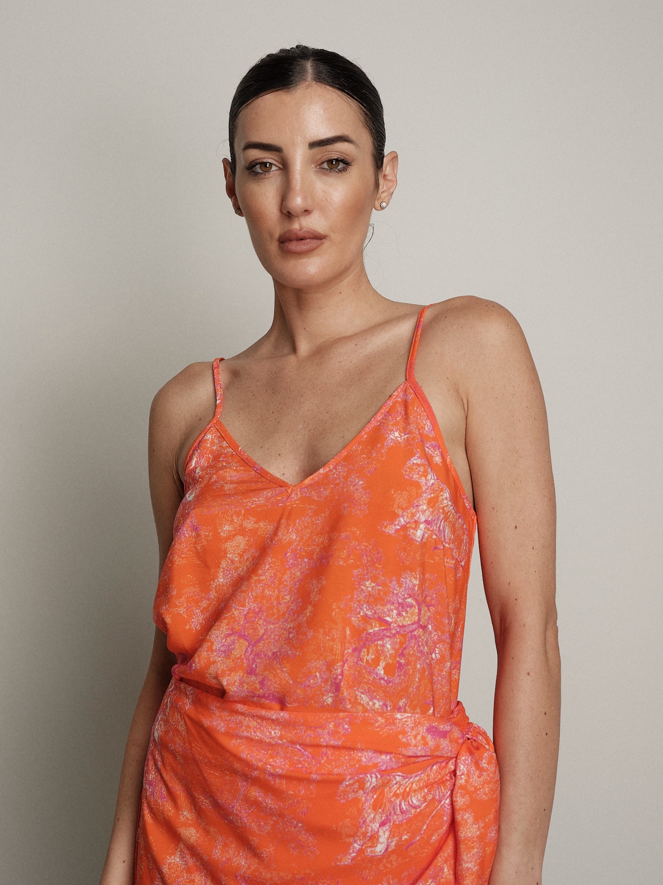 Top dior arancione