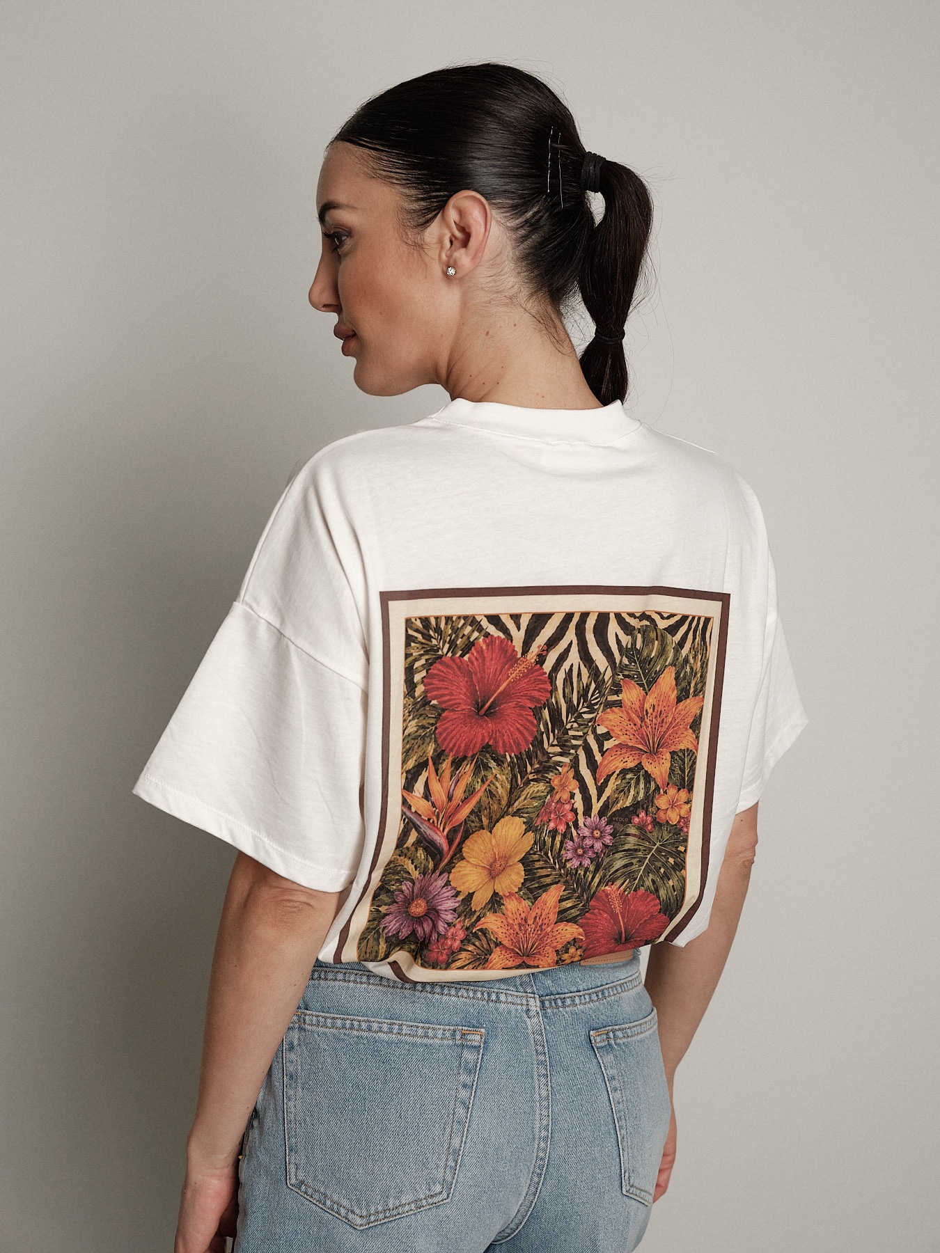 T-shirt Jungle floreale PREORDINE 22/06