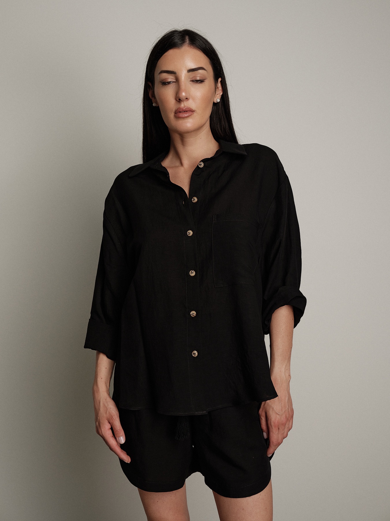 Completo "evergreen" nero