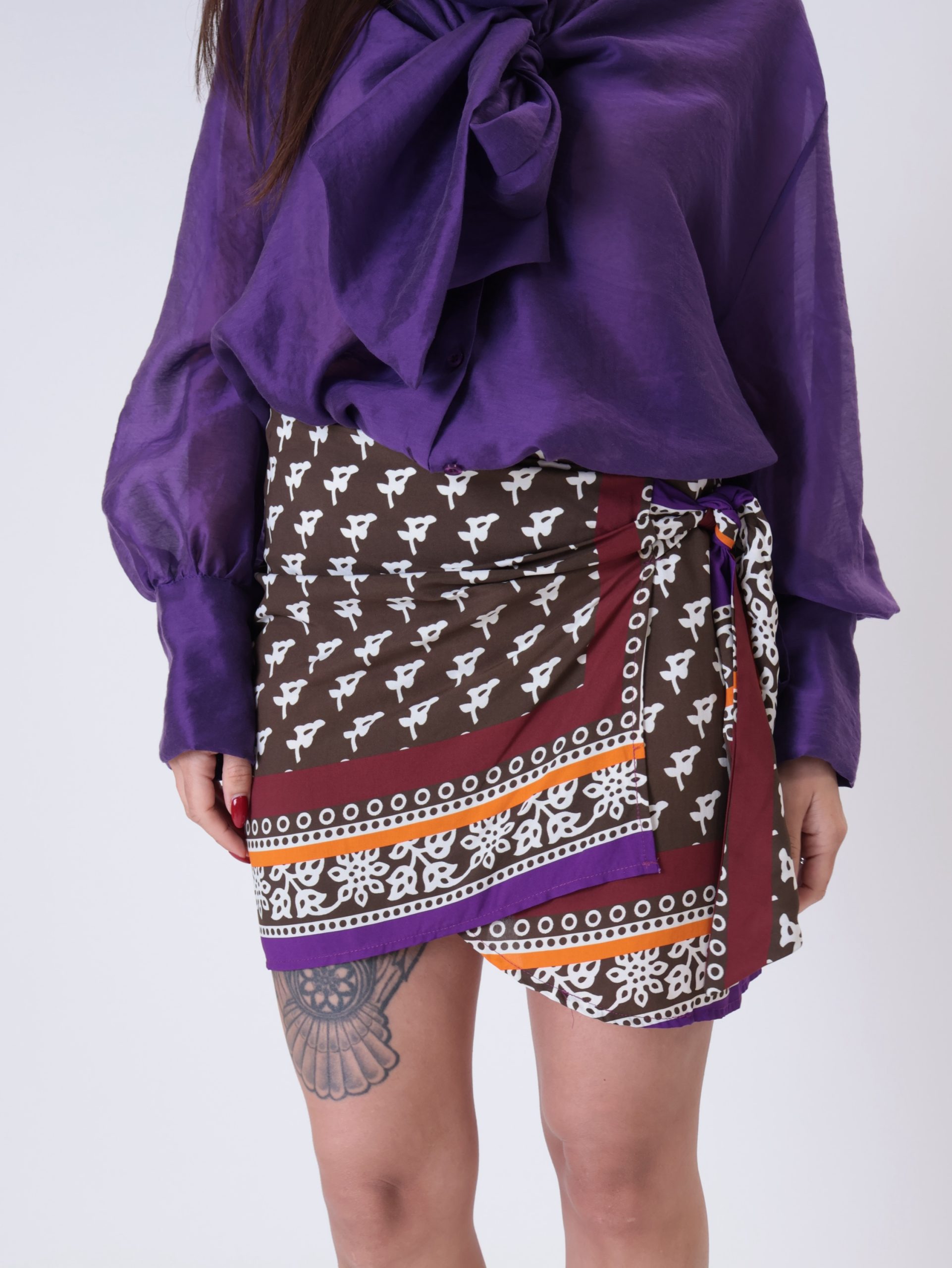 Gonna pareo multicolor